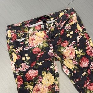 Almost famous floral jeans